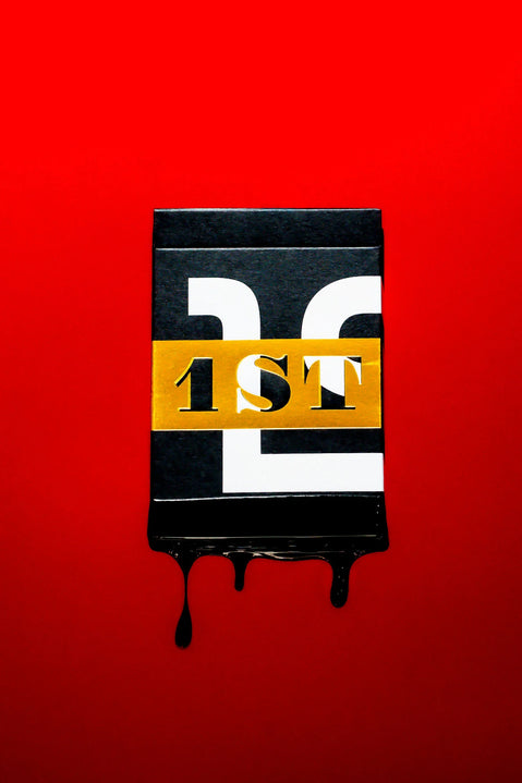1ST Playing Cards V6 Black playing cards — view 2