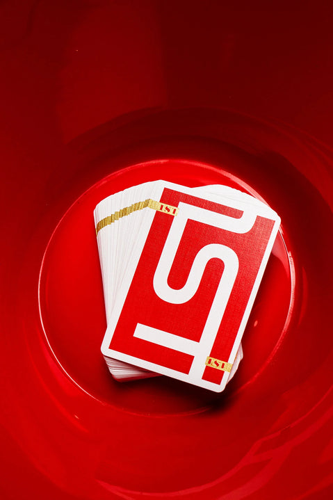 1ST Playing Cards V6 Red playing cards — view 5