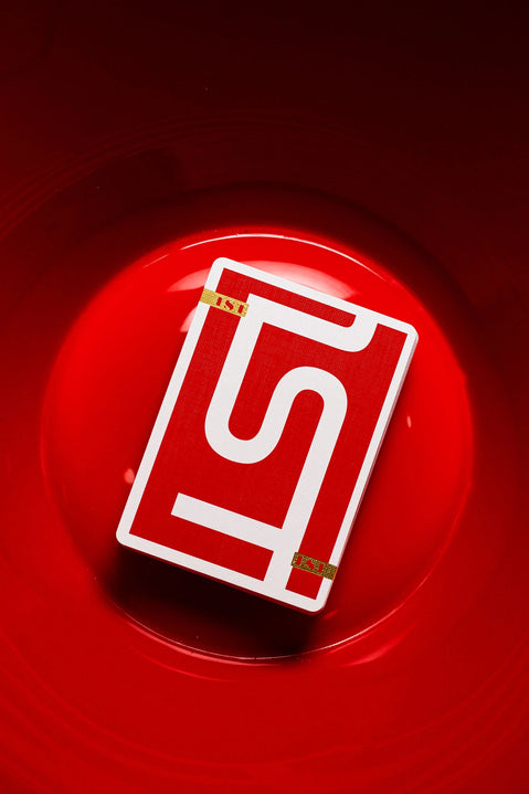 1ST Playing Cards V6 Red playing cards — view 3