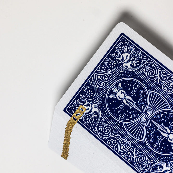 1ST Edition Bicycle Rider Backs (Blue) playing cards — view 7