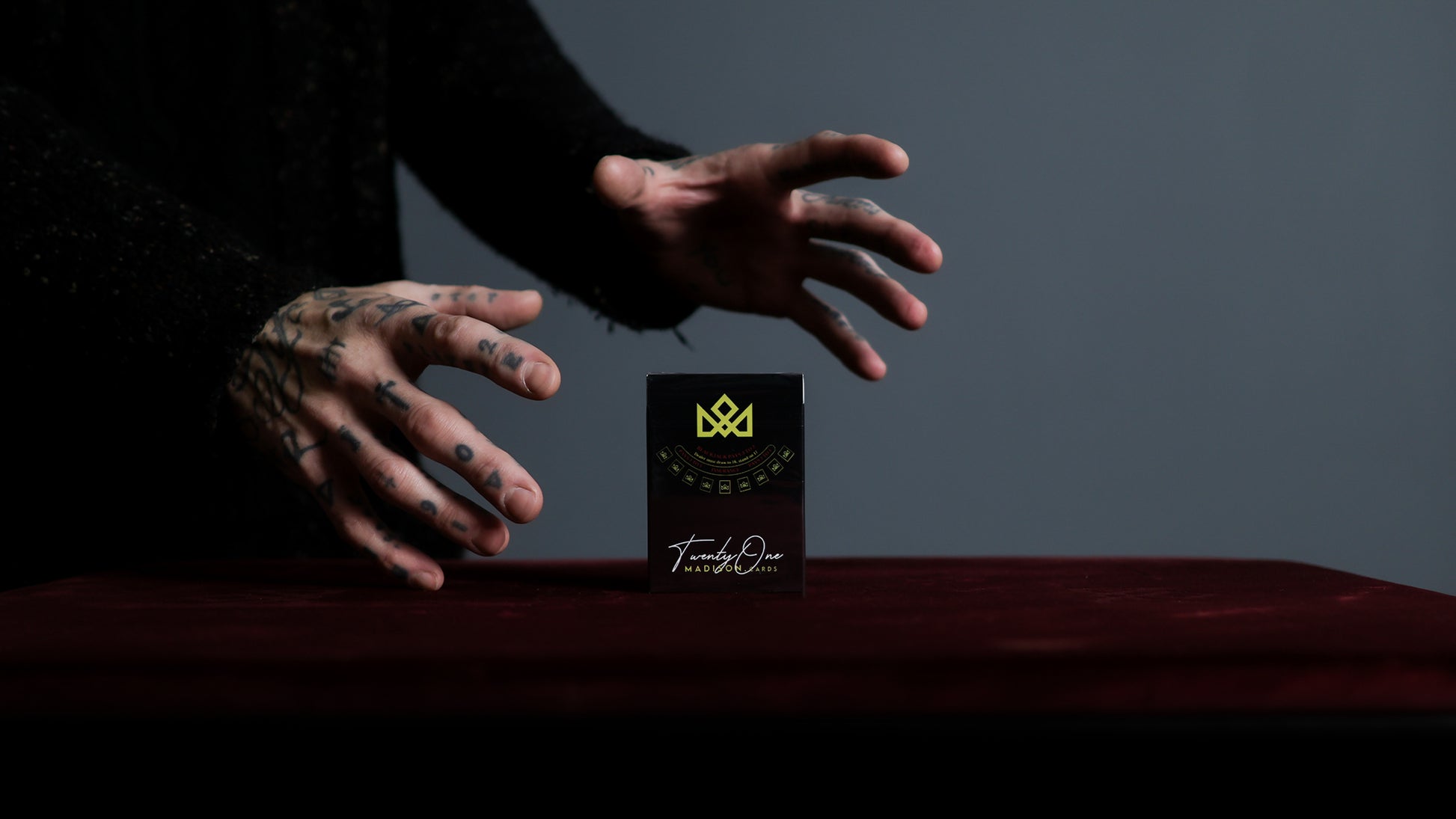 21 BLACK - BLACKJACK Playing Cards - MADISON ONE Entry