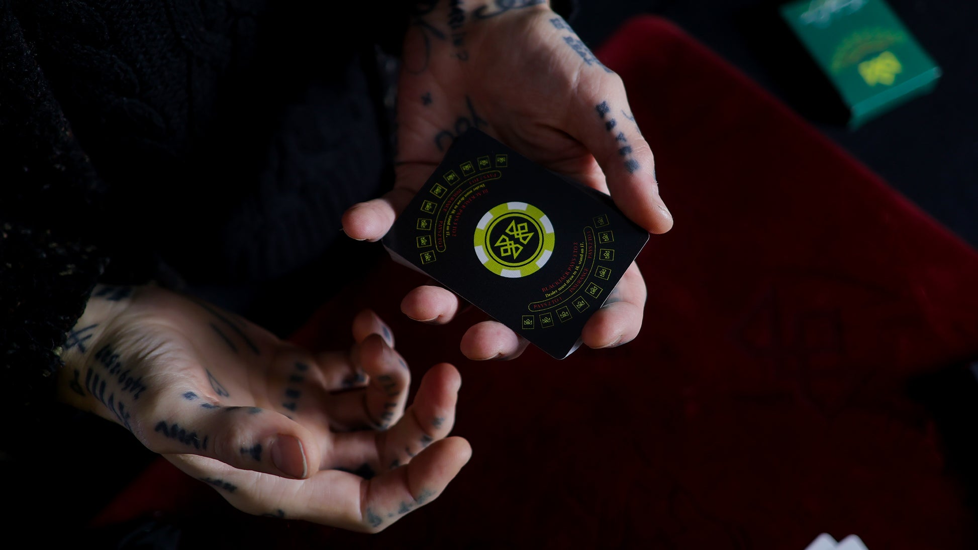 21 BLACK - BLACKJACK Playing Cards - MADISON ONE Entry