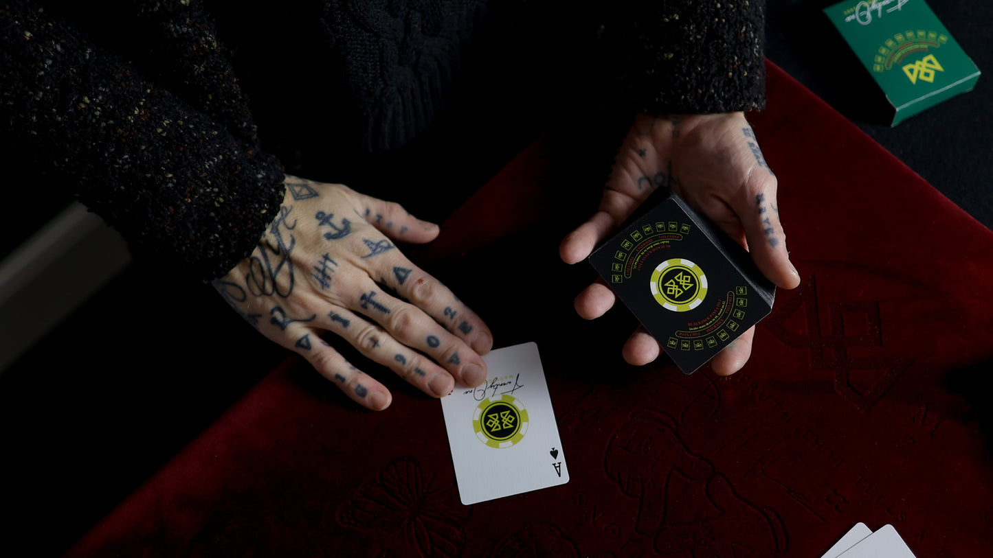 21 BLACK - BLACKJACK Playing Cards - MADISON ONE Entry