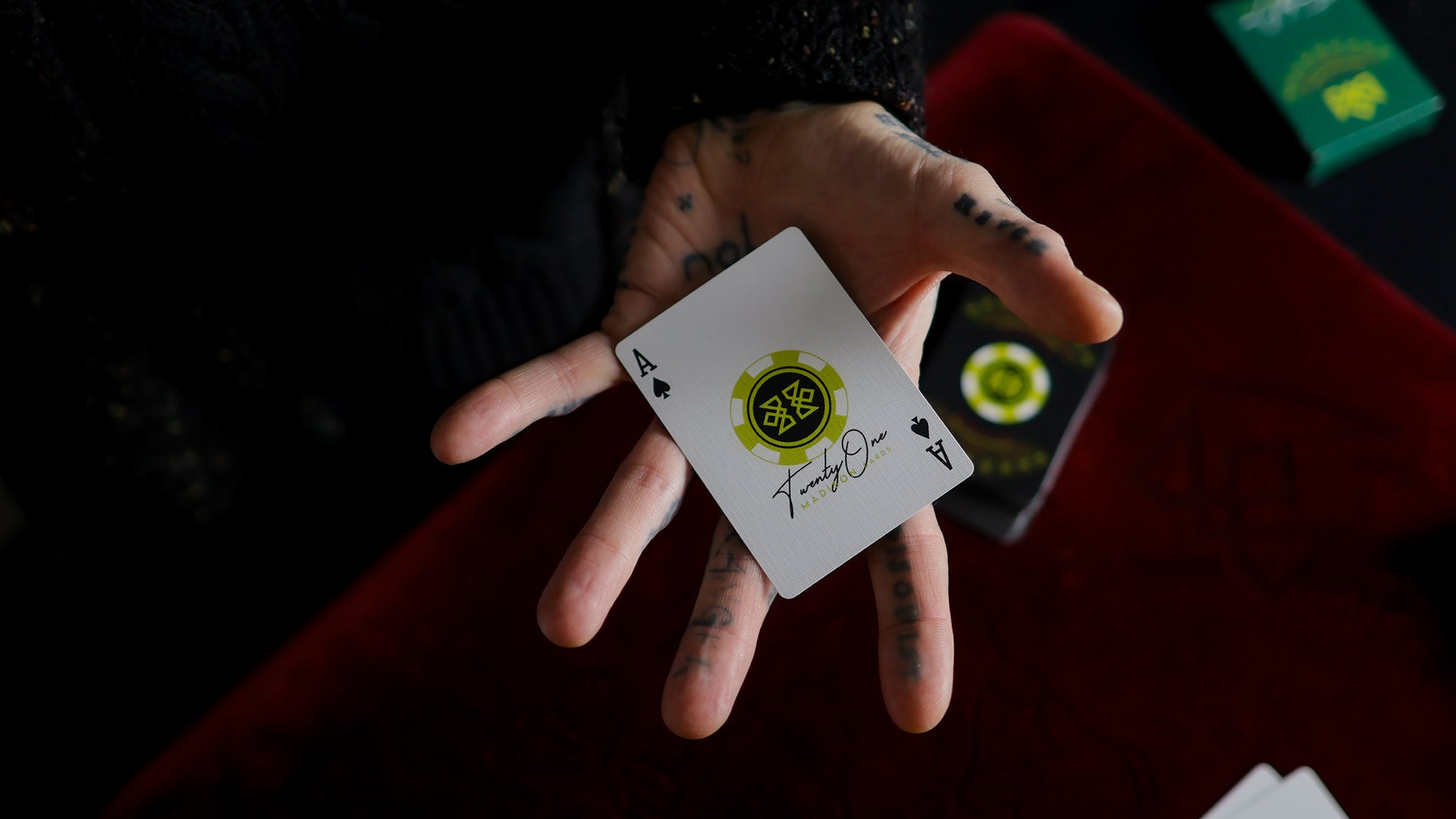 21 BLACK - BLACKJACK Playing Cards - MADISON ONE Entry