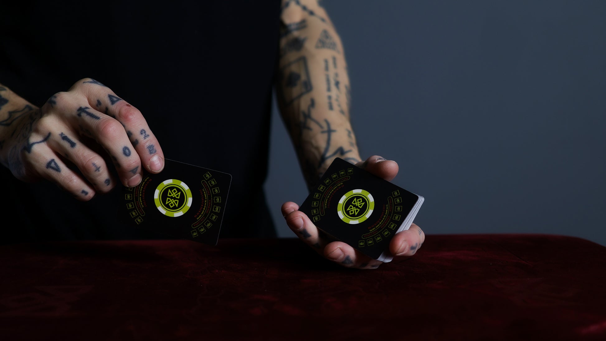 21 BLACK - BLACKJACK Playing Cards - MADISON ONE Entry