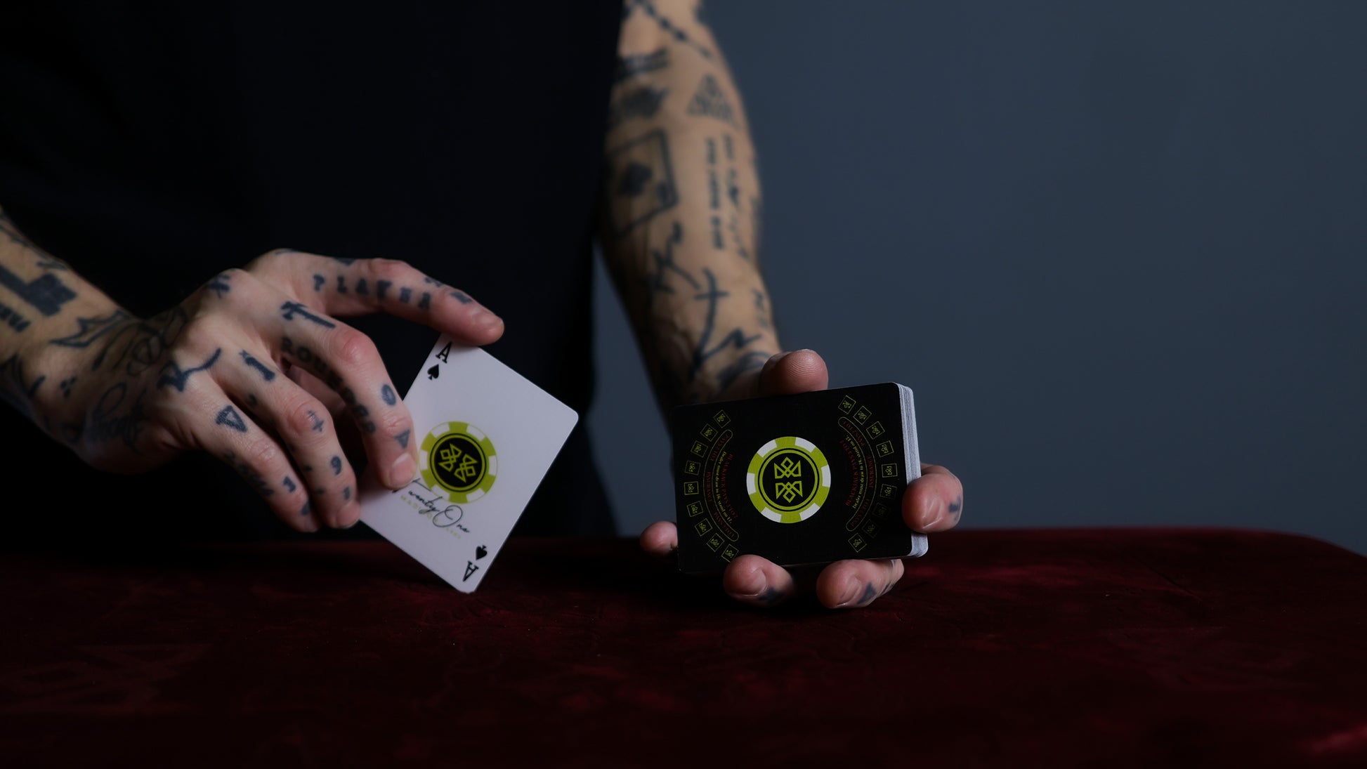 21 BLACK - BLACKJACK Playing Cards - MADISON ONE Entry