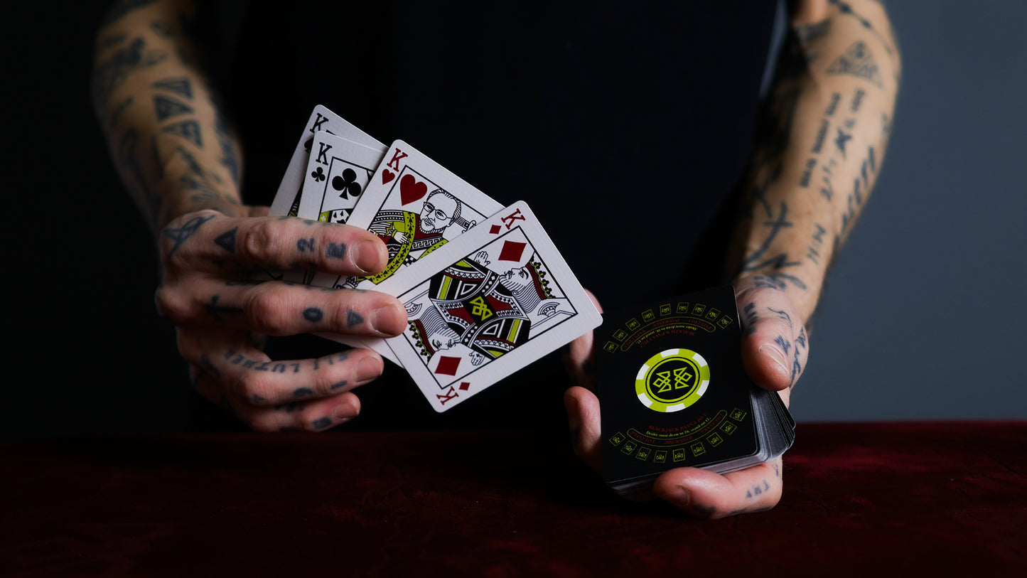 21 BLACK - BLACKJACK Playing Cards - MADISON ONE Entry