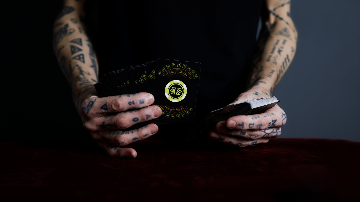 21 BLACK - BLACKJACK Playing Cards - MADISON ONE Entry