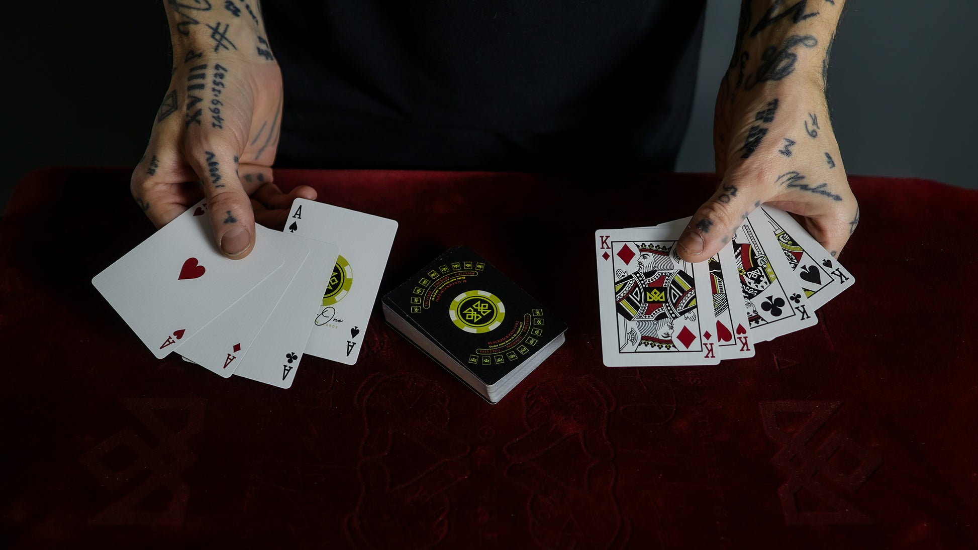 21 BLACK - BLACKJACK Playing Cards - MADISON ONE Entry