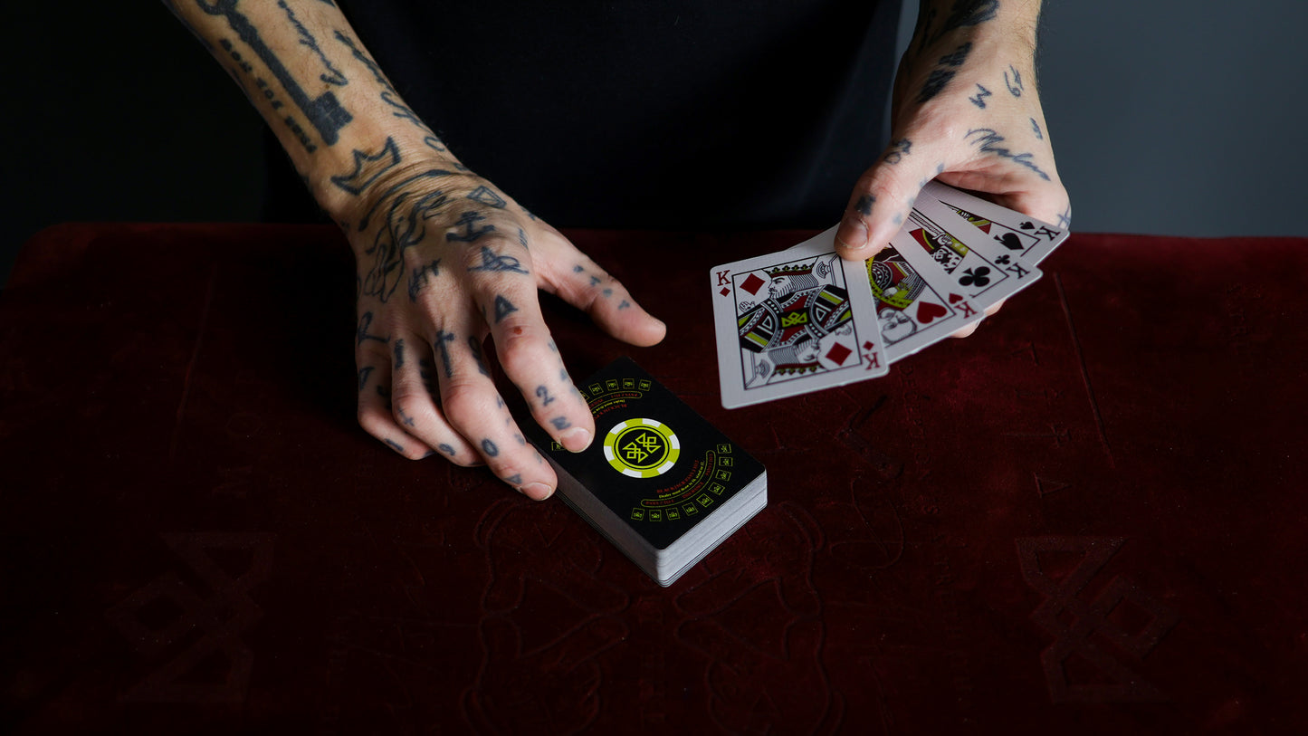 21 BLACK - BLACKJACK Playing Cards - MADISON ONE Entry