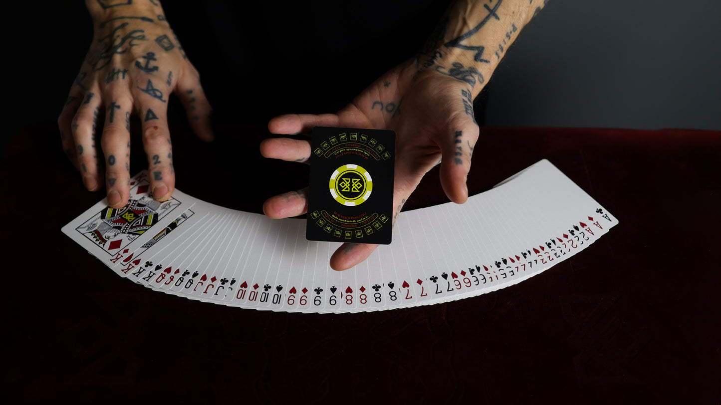 21 BLACK - BLACKJACK Playing Cards - MADISON ONE Entry