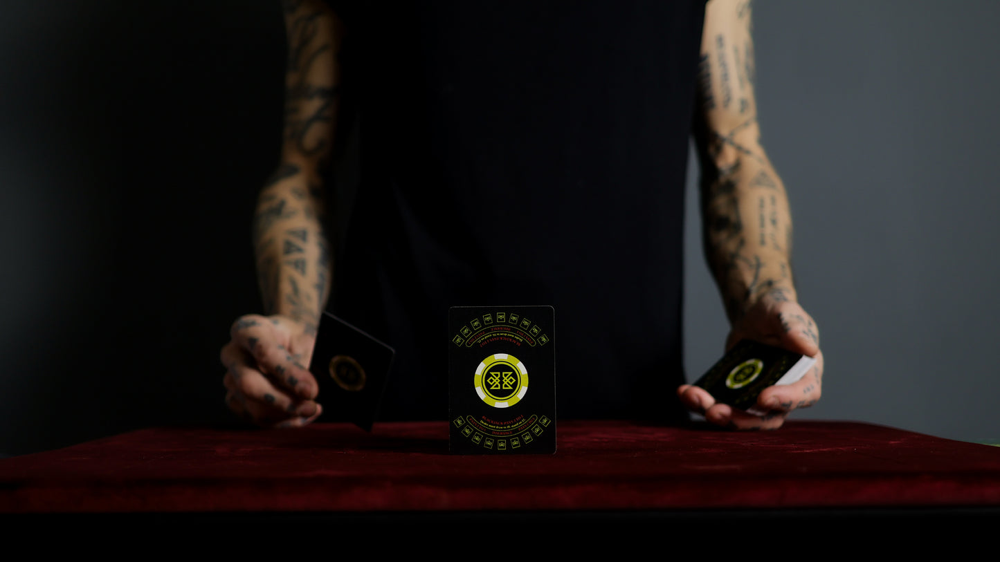 21 BLACK - BLACKJACK Playing Cards - MADISON ONE Entry