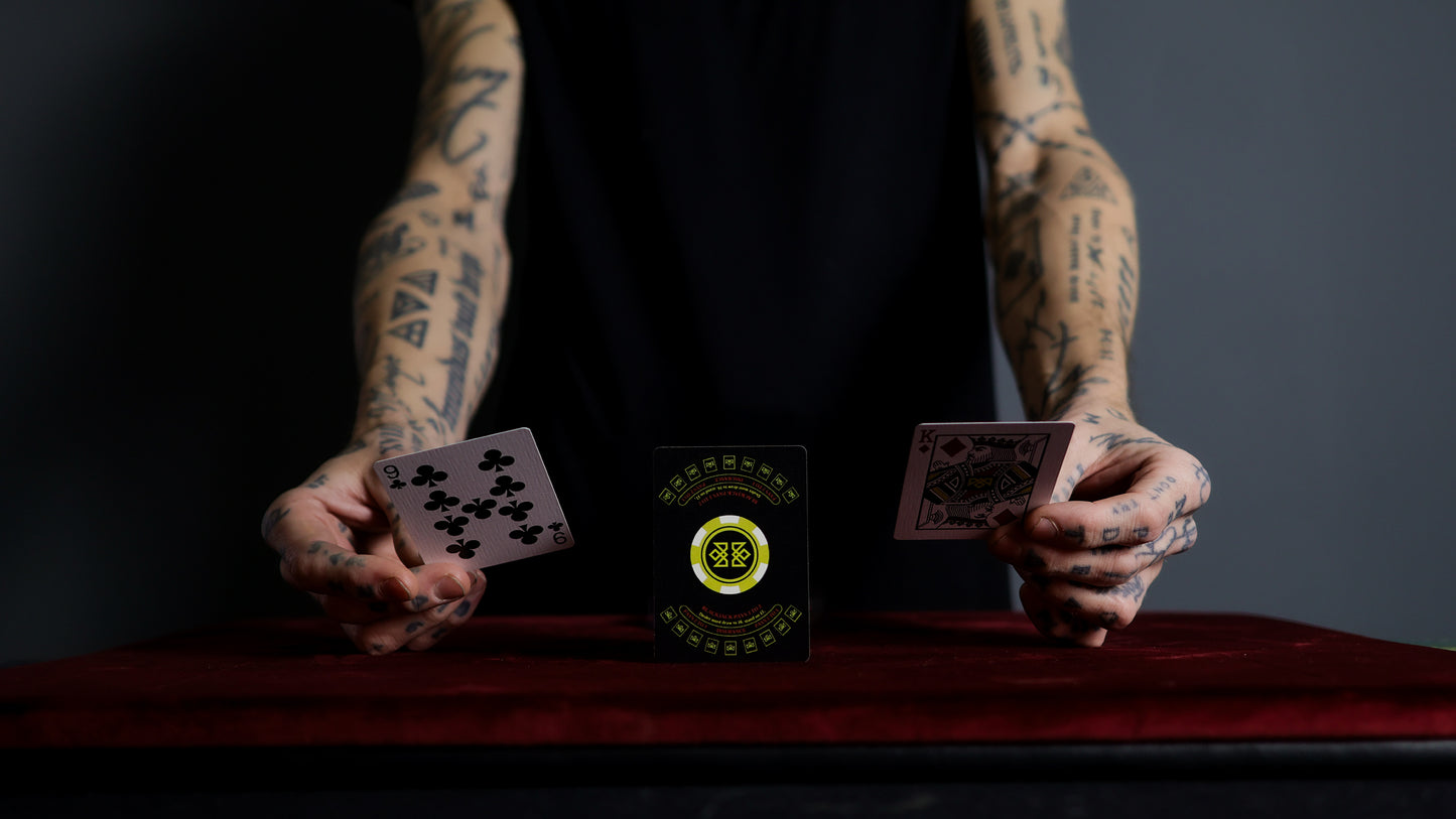 21 BLACK - BLACKJACK Playing Cards - MADISON ONE Entry
