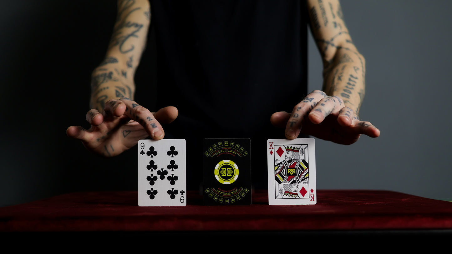 21 BLACK - BLACKJACK Playing Cards - MADISON ONE Entry