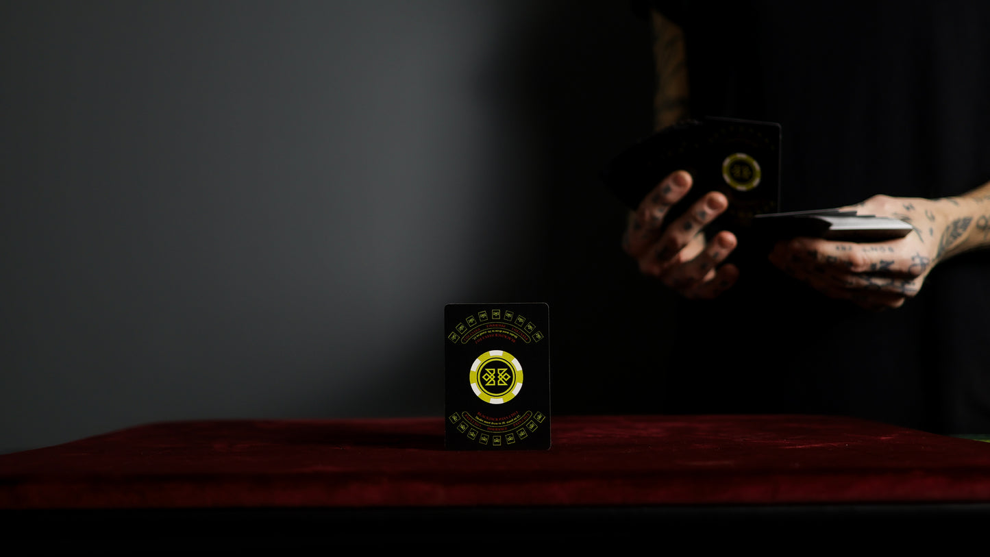21 BLACK - BLACKJACK Playing Cards - MADISON ONE Entry