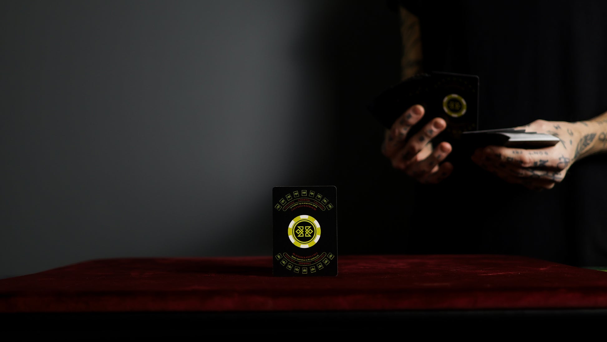 21 BLACK - BLACKJACK Playing Cards - MADISON ONE Entry