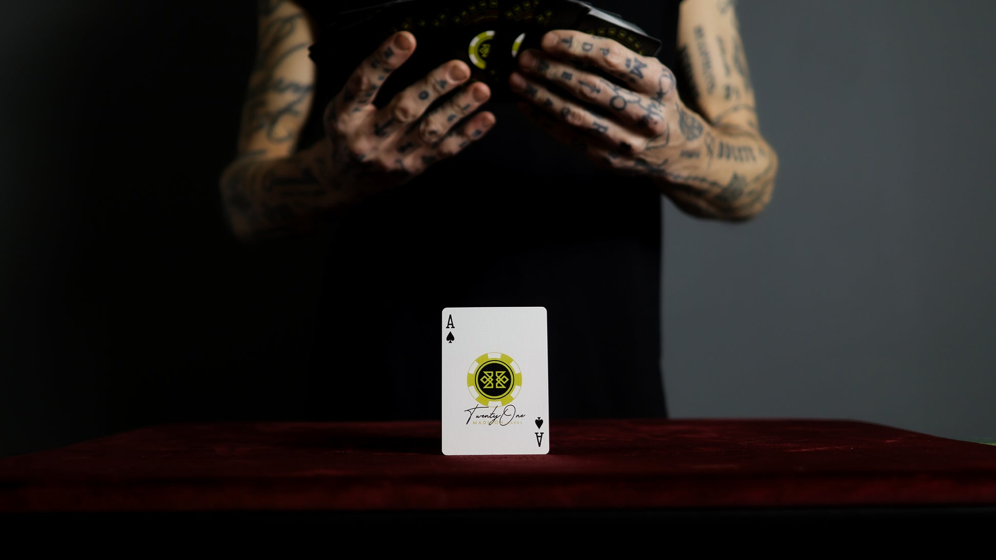 21 BLACK - BLACKJACK Playing Cards - MADISON ONE Entry