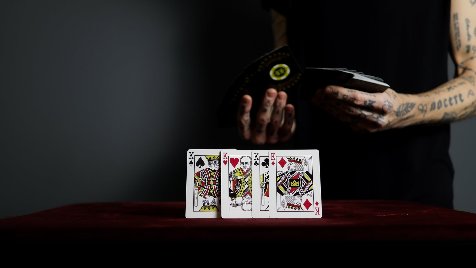 21 BLACK - BLACKJACK Playing Cards - MADISON ONE Entry