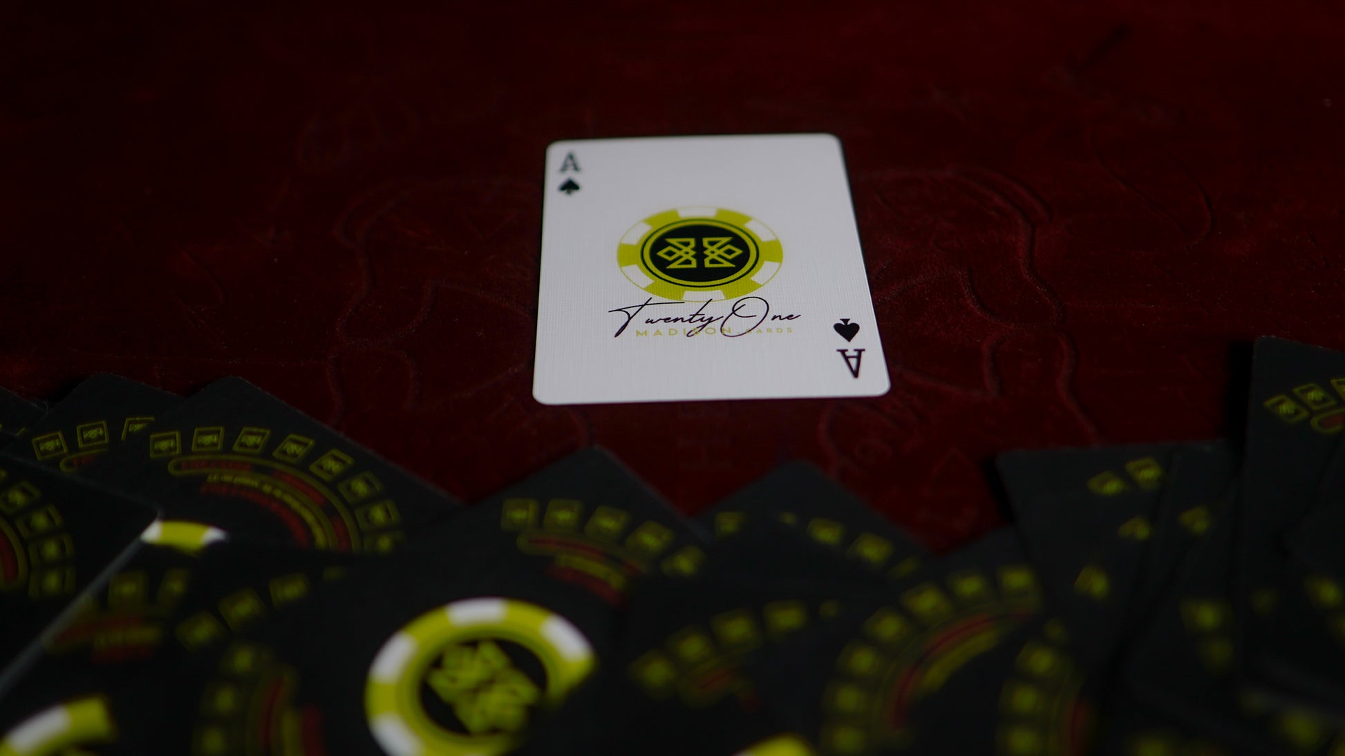 21 BLACK - BLACKJACK Playing Cards - MADISON ONE Entry