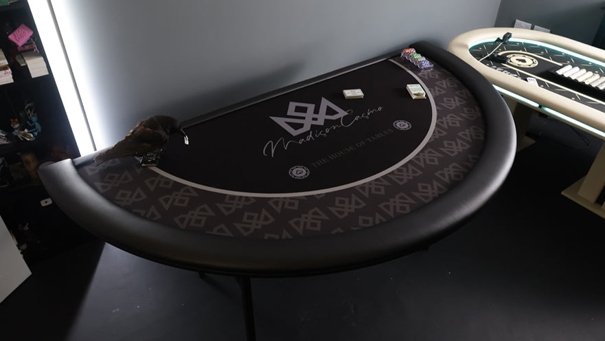 MADISON POKER TABLE TOPPER (No Legs) playing cards — view 10