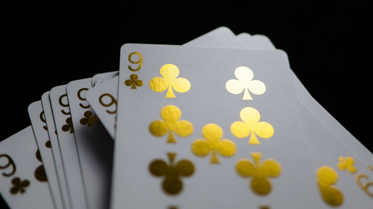 The GOLDEN 9 of CLUBS - Signed by Madison playing cards — view 8
