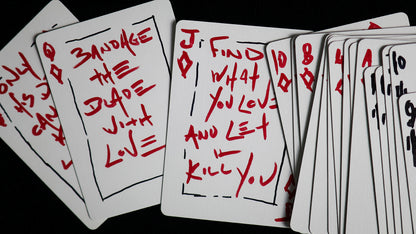 Hand Drawn SIGNATURE Playing Cards playing cards — view 31