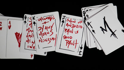 Hand Drawn SIGNATURE Playing Cards playing cards — view 8