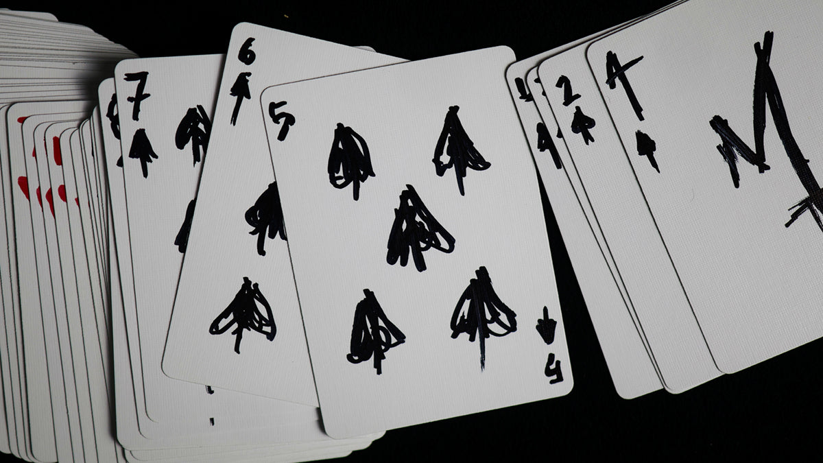 Hand Drawn SIGNATURE Playing Cards playing cards — view 36