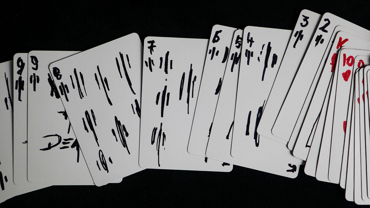 Hand Drawn SIGNATURE Playing Cards playing cards — view 4