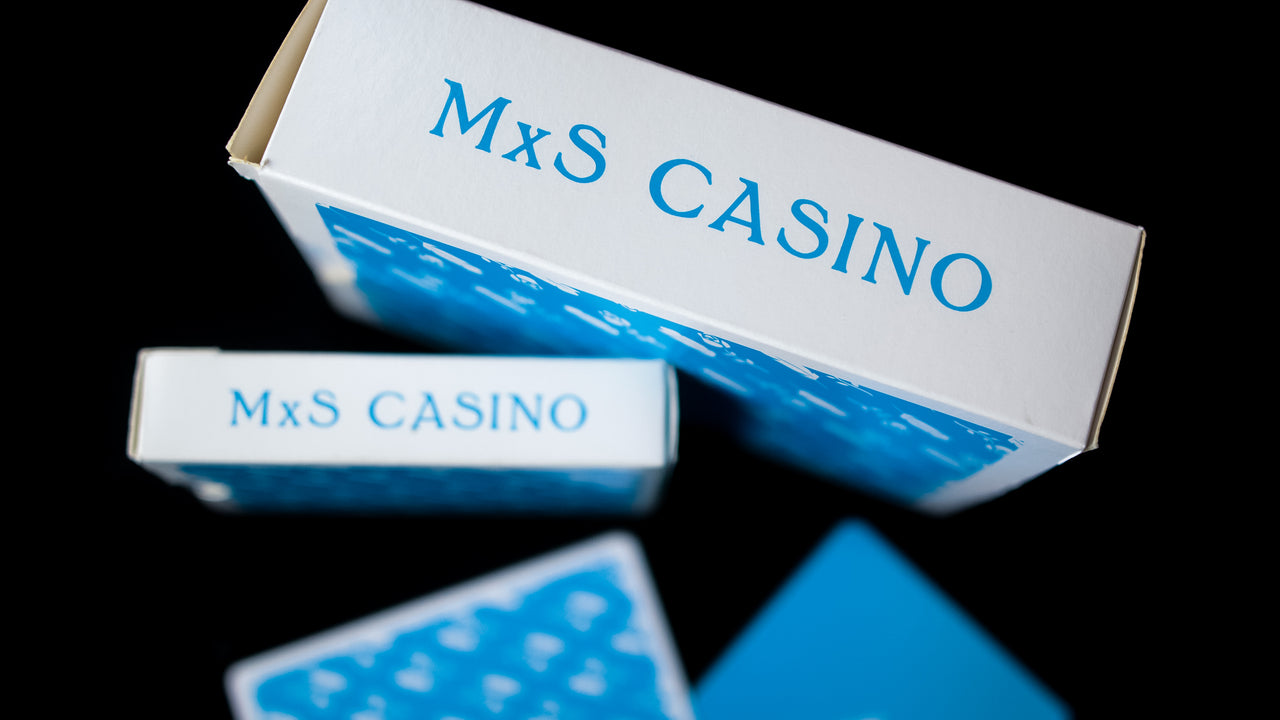 M x S CASINO REMEDIES - BLUE - SIGNED by MADISON playing cards — view 10