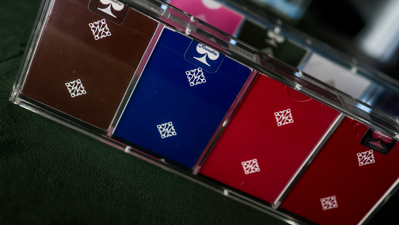 TEN-DECK MADISON ROUNDERS SET with CARAT CASES Signed by MADISON playing cards — view 14