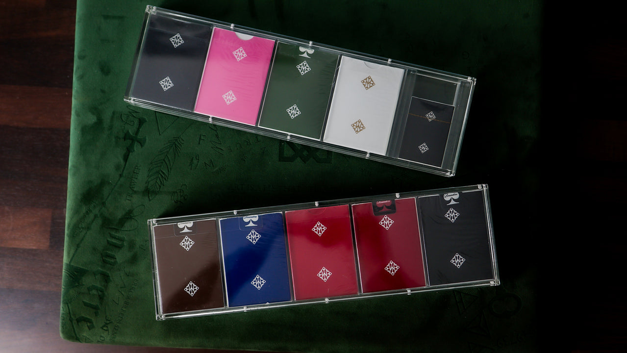 TEN-DECK MADISON ROUNDERS SET with CARAT CASES Signed by MADISON playing cards — view 19