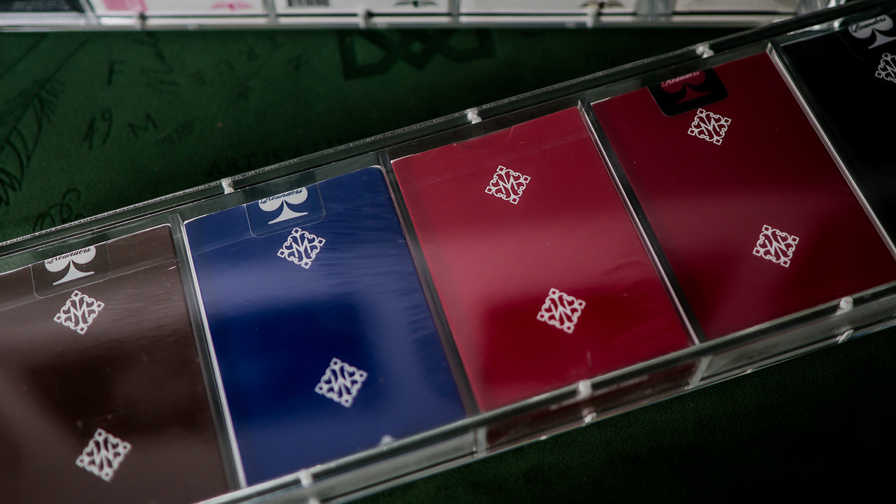TEN-DECK MADISON ROUNDERS SET with CARAT CASES Signed by MADISON playing cards — view 20