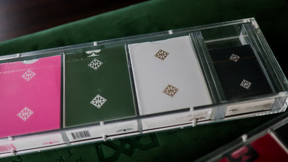 TEN-DECK MADISON ROUNDERS SET with CARAT CASES Signed by MADISON