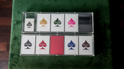 TEN-DECK MADISON ROUNDERS SET with CARAT CASES Signed by MADISON