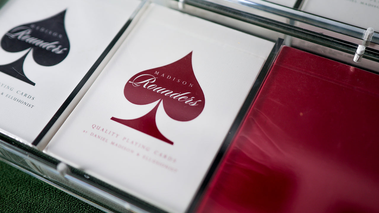 TEN-DECK MADISON ROUNDERS SET with CARAT CASES Signed by MADISON playing cards — view 33