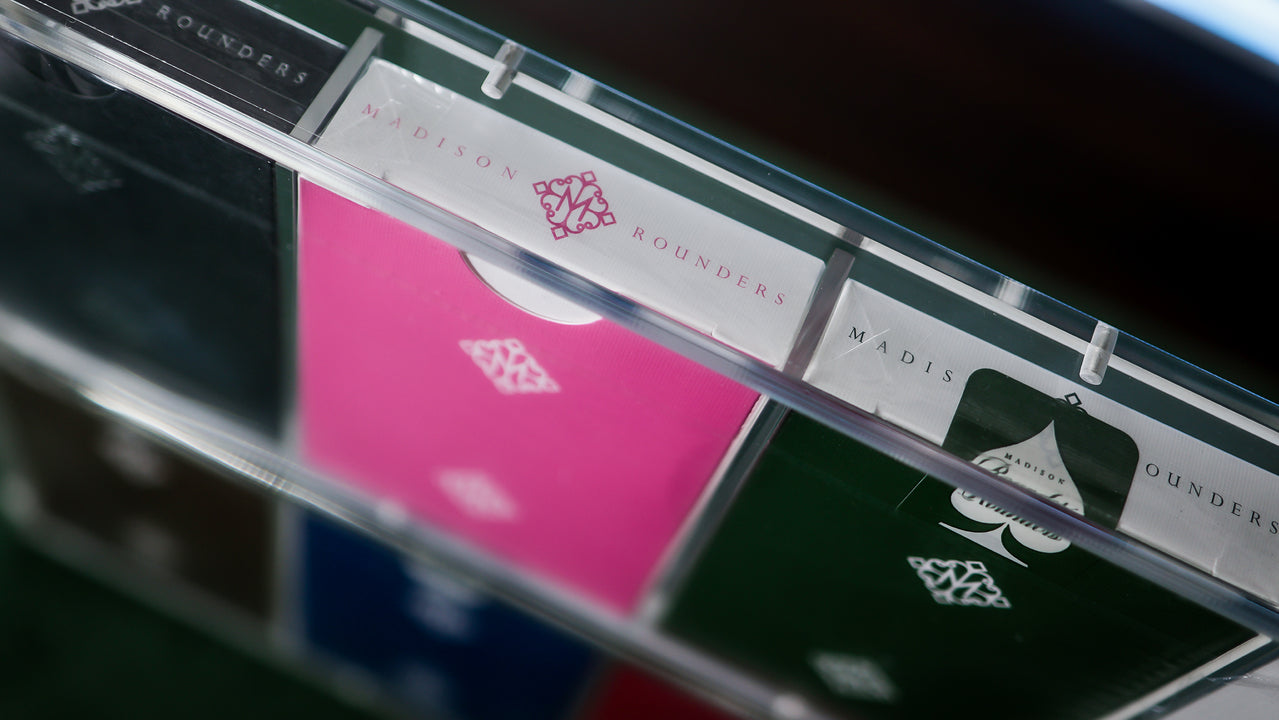 TEN-DECK MADISON ROUNDERS SET with CARAT CASES Signed by MADISON playing cards — view 46