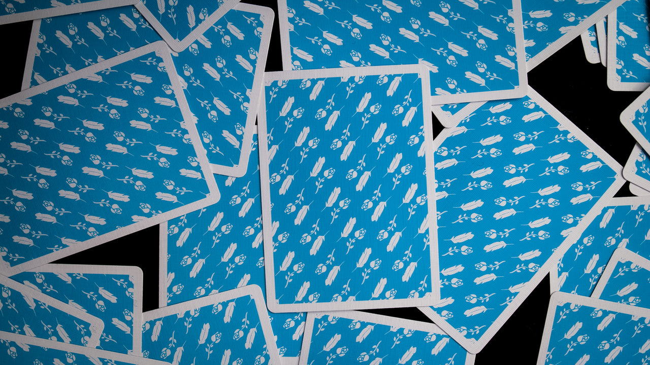 M x S CASINO REMEDIES - BLUE - SIGNED by MADISON playing cards — view 20