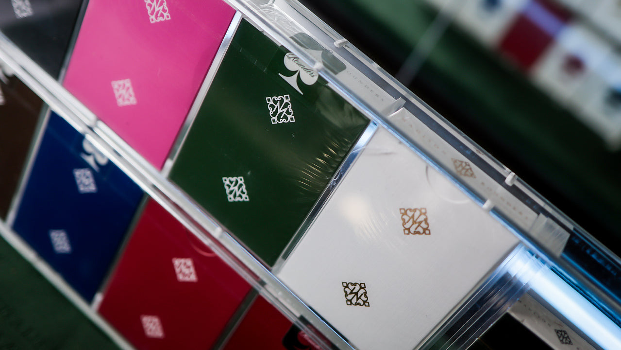 TEN-DECK MADISON ROUNDERS SET with CARAT CASES Signed by MADISON playing cards — view 47