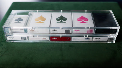 TEN-DECK MADISON ROUNDERS SET with CARAT CASES Signed by MADISON