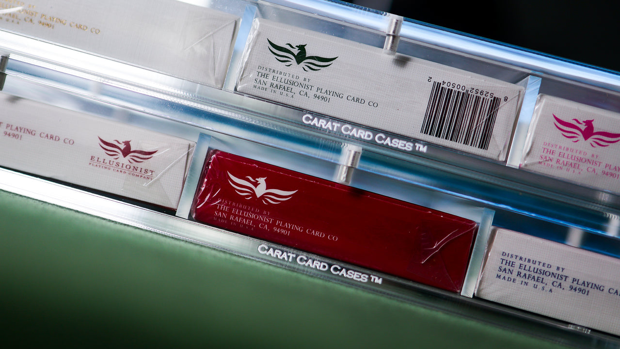 TEN-DECK MADISON ROUNDERS SET with CARAT CASES Signed by MADISON playing cards — view 49