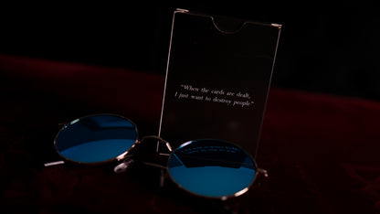 BLUE MIRRORED 'SHINER' SHADES