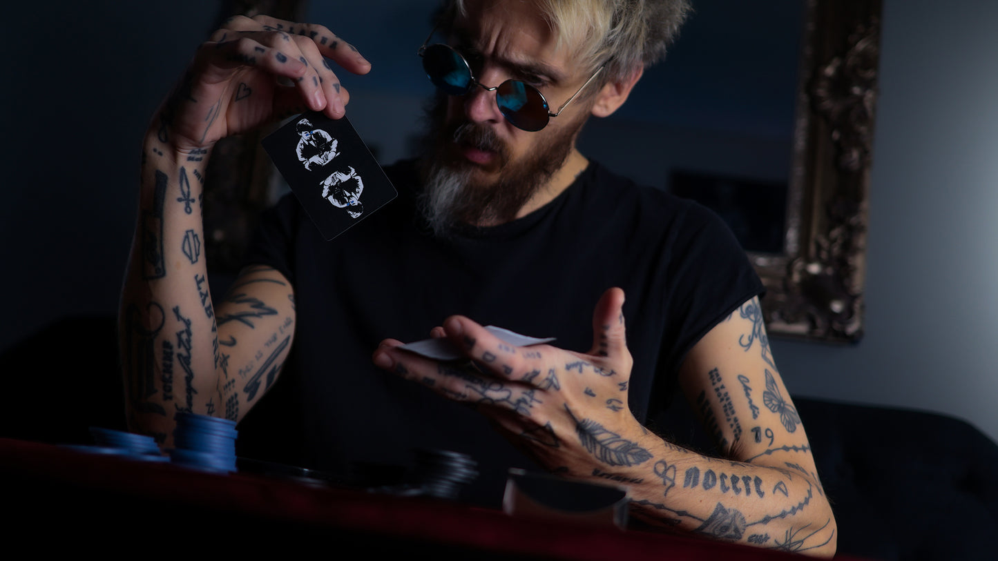 BLUE MIRRORED 'SHINER' SHADES