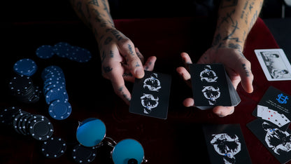 BLUE MIRRORED 'SHINER' SHADES