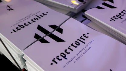 REPERTOIRE - BOOK & MASTERCLASS