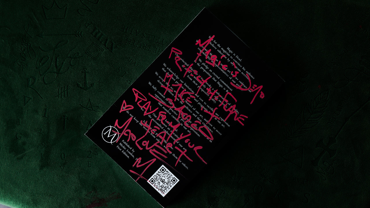 The MAGIC MANIFESTO - Book and Playing Cards TATTOO Edition (Limited to 10) playing cards — view 7