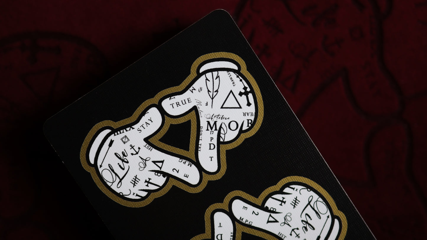 BLACK BANGERS Playing Cards