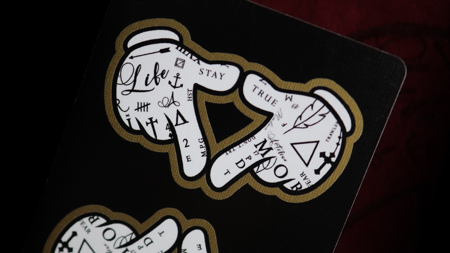 BLACK BANGERS Playing Cards