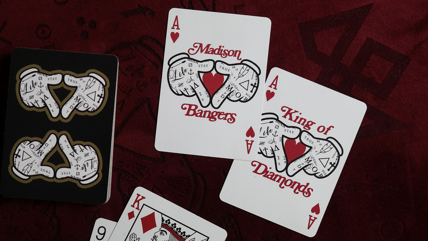 BLACK BANGERS Playing Cards