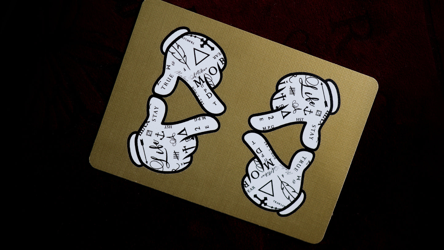 BLACK BANGERS Playing Cards